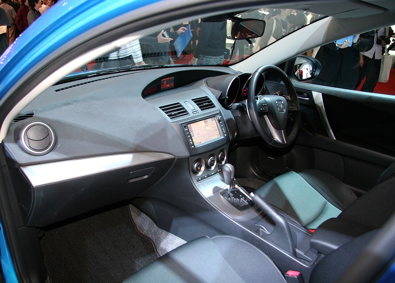 Mazda Axela — interior, dashboard and cabin